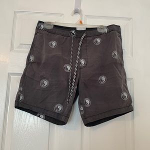 Grey Mens swim trunks